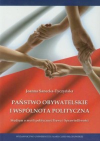 Państwo obywatelskie i wspólnota - okładka książki
