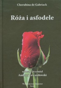 Róża i asfodele - okładka książki