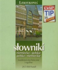 Słowniki niemiecko-polskie, polsko-niemieckie - okładka książki