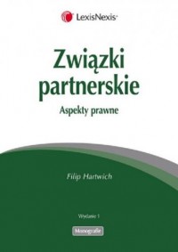 Związki partnerskie - okładka książki