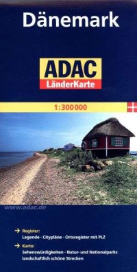 Danemark. ADAC LanderKarte (w skali - okładka książki