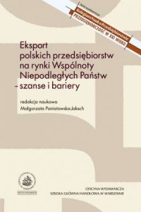 Eksport polskich przedsiębiorstw - okładka książki