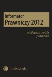 Informator Prawniczy 2012. Najlepszy - okładka książki