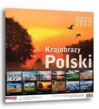 Kalendarz 2012 ścienny Krajobrazy - okładka książki