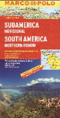 Mapa Ameryki Południowej, część - okładka książki