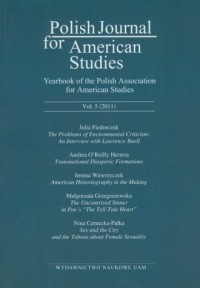 Polish Journal for American Studies, - okładka książki