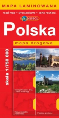 Polska. Mapa drogowa (skala 17:50 - okładka książki