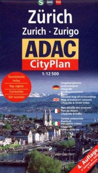 Zurich. ADAC Cityplan 112 500 - okładka książki