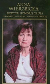 Anna Wierzbicka. Doktor honoris - okładka książki