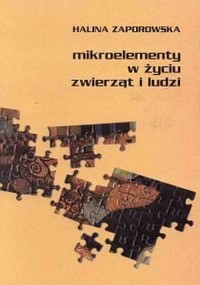 Mikroelementy w życiu zwierząt - okładka książki