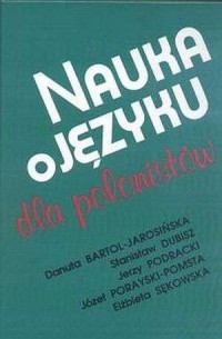 Nauka o języku dla polonistów - okładka książki