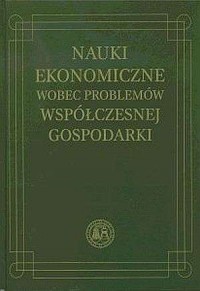 Nauki ekonomiczne wobec problemów - okładka książki