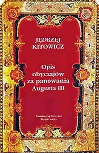 Opis obyczajów za panowania Augusta - okładka książki