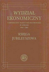 Wydział Ekonomiczny Uniwersytetu - okładka książki