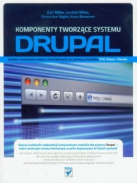 Komponenty tworzące systemu Drupal. - okładka książki