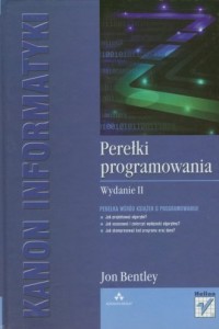 Perełki programowania - okładka książki