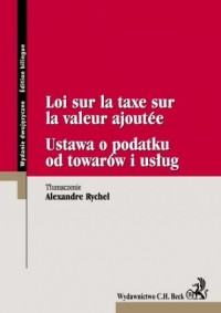 VAT. Ustawa od towarów i usług - okładka książki