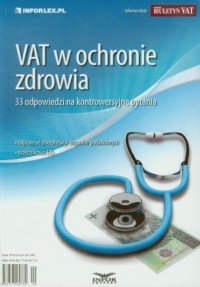 VAT w ochronie zdrowia - okładka książki