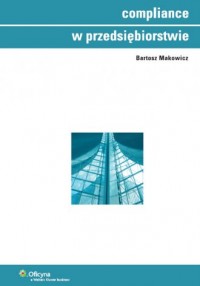 Compliance w przedsiębiorstwie - okładka książki