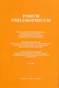 Forum philosophicum. Tom 10 - okładka książki