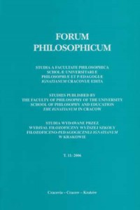 Forum philosophicum. Tom 11 / 2004 - okładka książki