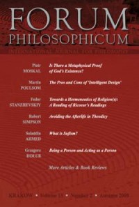 Forum philosophicum. Tom 13 (2) - okładka książki