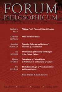 Forum philosophicum. Tom 14 (1) - okładka książki