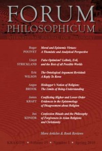 Forum philosophicum. Tom 15 (1) - okładka książki