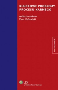 Kluczowe problemy procesu karnego - okładka książki