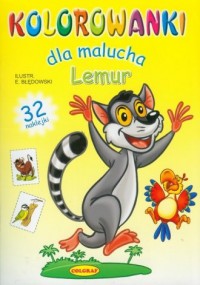 Lemur. Kolorowanki dla malucha - okładka książki