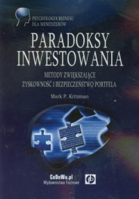 Paradoksy inwestowania - okładka książki