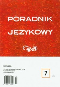 Poradnik językowy 7/2011 - okładka książki