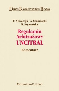 Regulamin Arbitrażowy UNICITRAL. - okładka książki