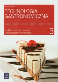 Technologia gastronomiczna cz. - okładka podręcznika