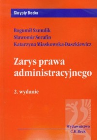 Zarys prawa administracyjnego - okładka książki