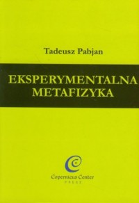 Eksperymentalna metafizyka - okładka książki