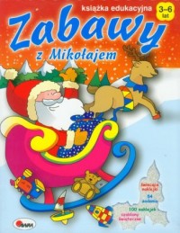 Zabawy z Mikołajem. Książka edukacyjna - okładka książki