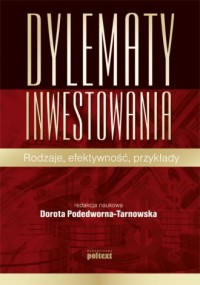 Dylematy inwestowania - okładka książki