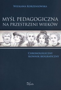 Myśl pedagogiczna na przestrzeni - okładka książki