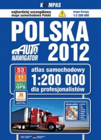 Polska 2012. Atlas samochodowy - okładka książki