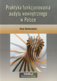 Praktyka funkcjonowania audytu - okładka książki