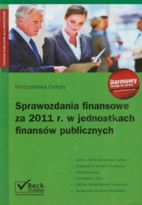 Sprawozdania finansowe za 2011 - okładka książki