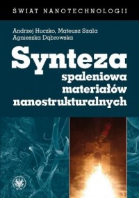 Synteza spaleniowa materiałów nanostrukturalnych - okładka książki