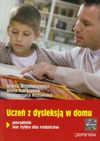 Uczeń z dysleksją w domu - okładka książki