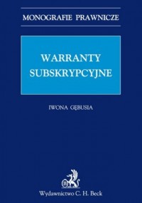 Warranty subskrypcyjne - okładka książki