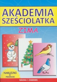 Zima. Akademia sześciolatka - okładka książki