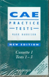 CAE practice tests Oxford - okładka podręcznika