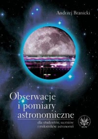 Obserwacje i pomiary astronomiczne - okładka książki