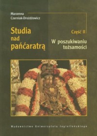 Studia nad Pańćaratrą cz. 2. W - okładka książki