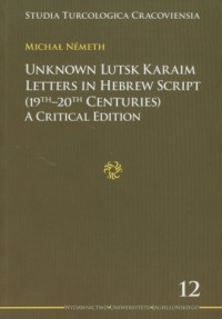 Unknown Lutsk Karaim Letters in - okładka książki